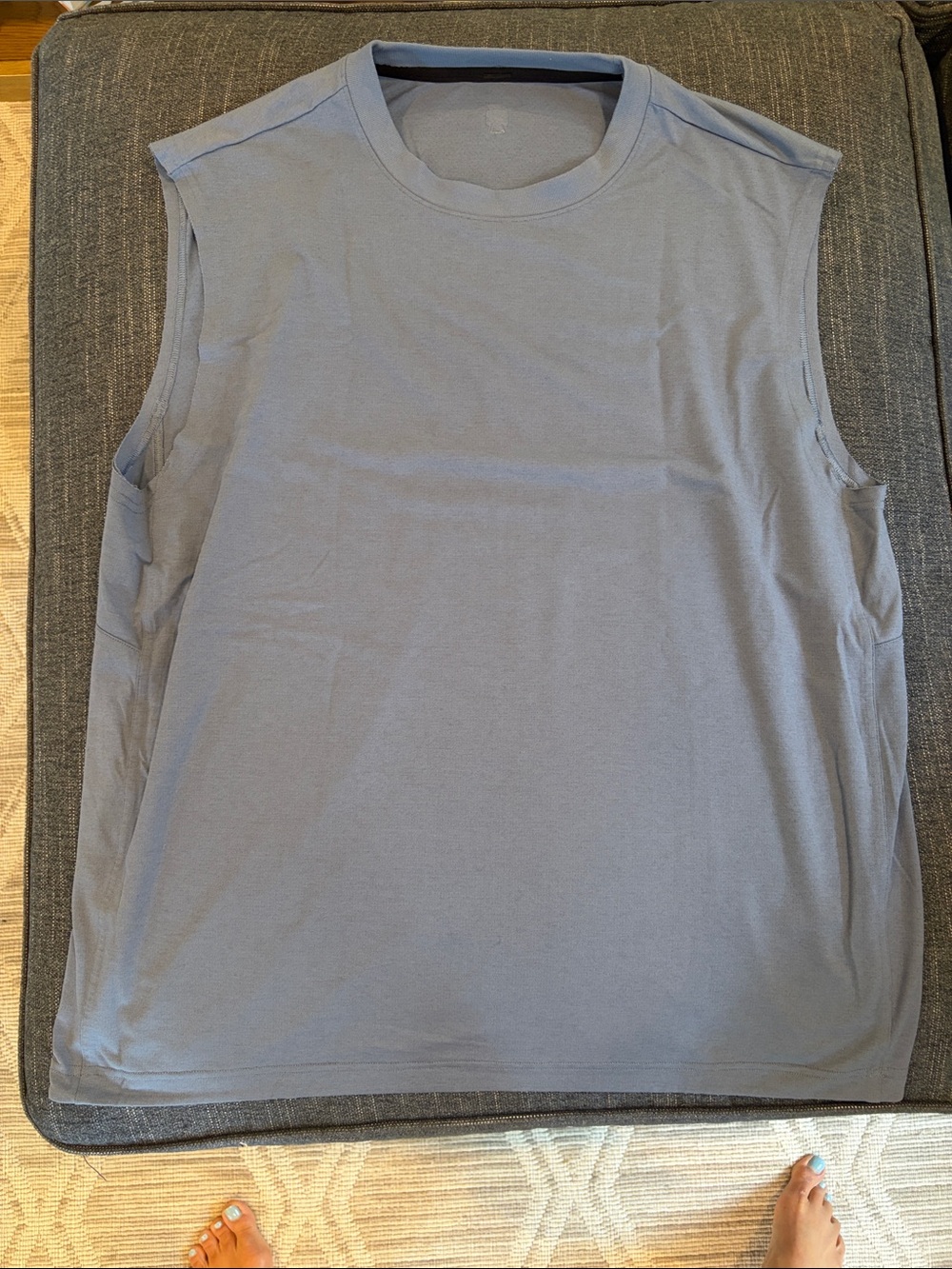 lululemon athletica Men’s Light Blue Muscle Tank
